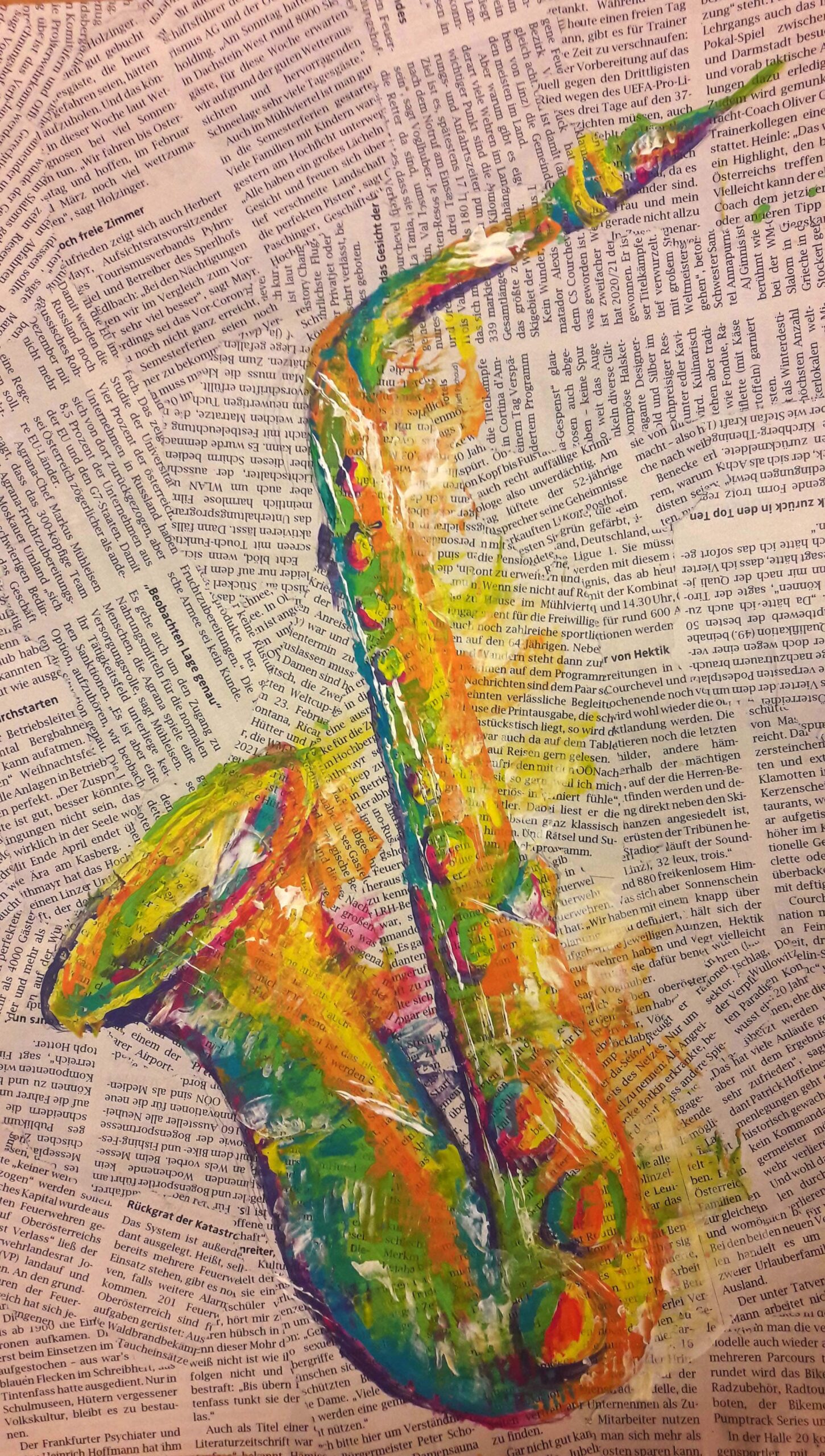 Pop Art Saxophon
