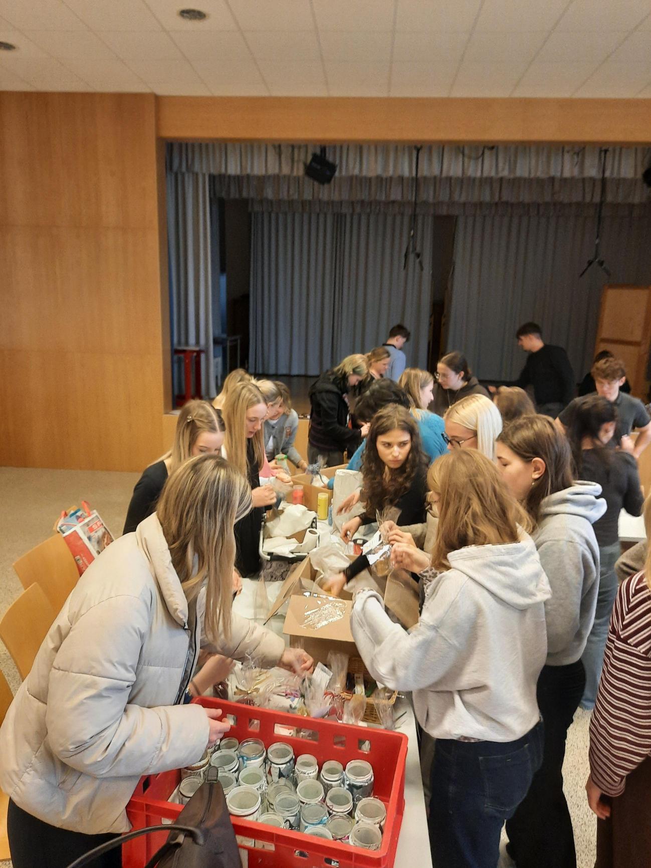 Einpacken Sozialaktion