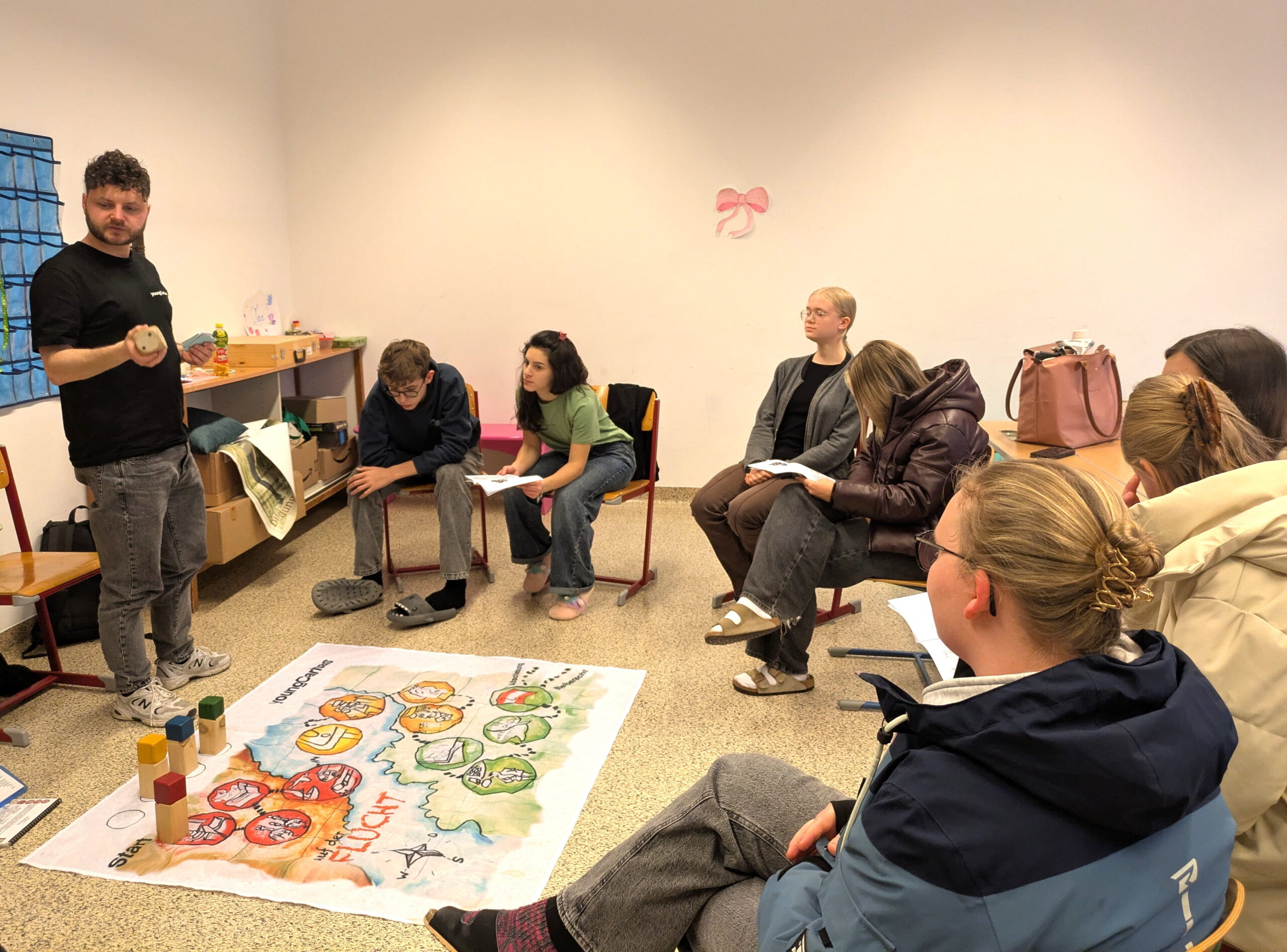 Workshop Auf der Flucht Young Caritas