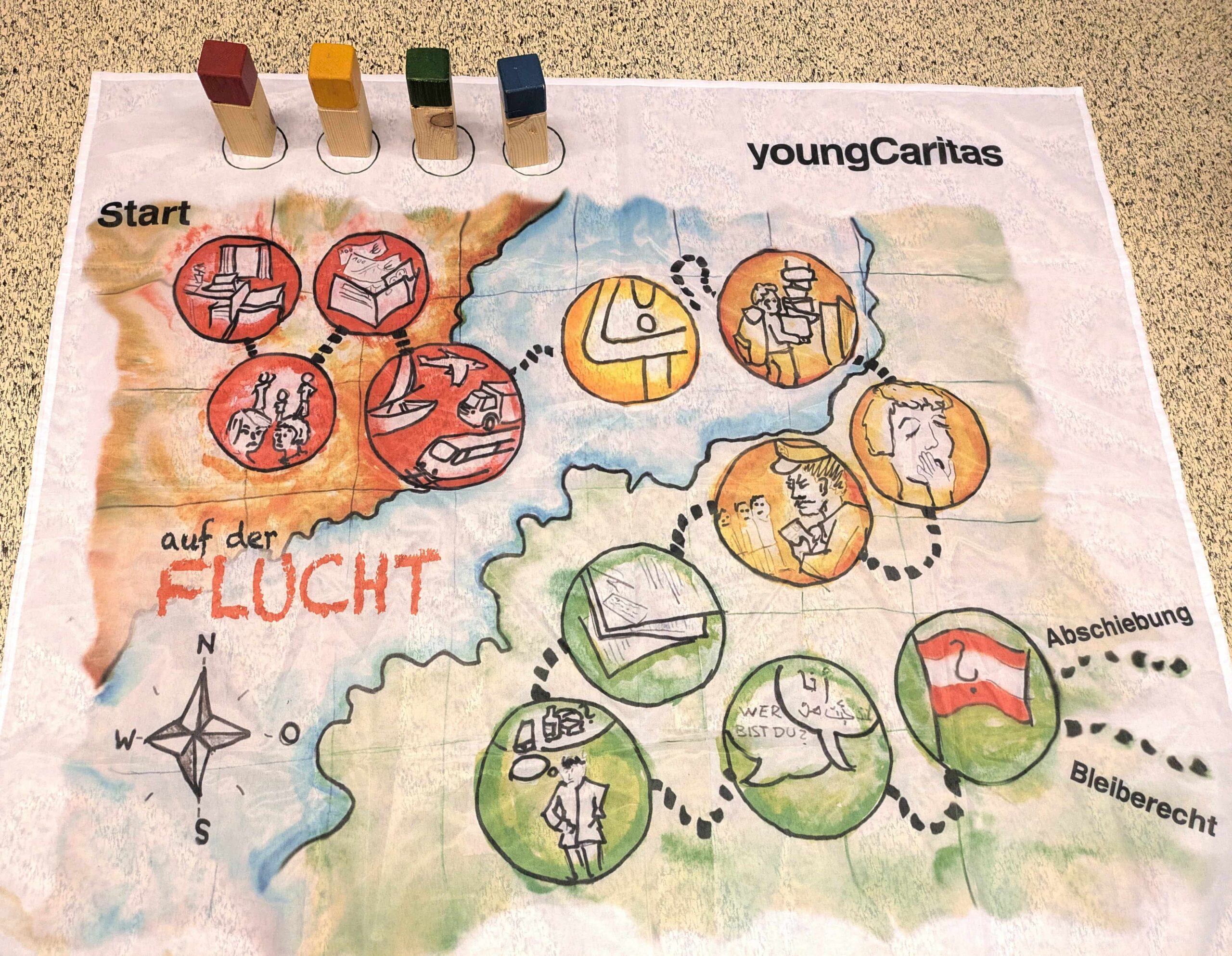 Workshop Auf der Flucht Youg Caritas